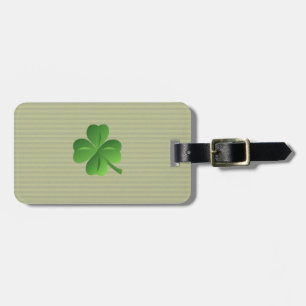 Étiquette À Bagage Trèfle irlandais chanceux chic et tendance