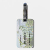 Étiquette À Bagage Treillis de canal (Dos Vertical)