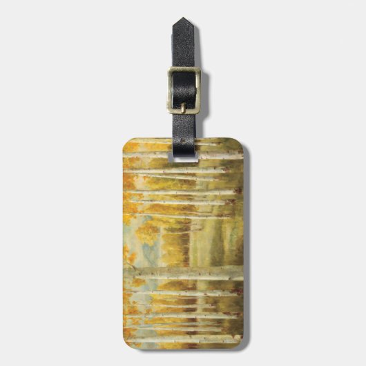 Étiquette À Bagage Trembles en automne (Devant Vertical)