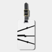 Étiquette À Bagage Trépied d'appareil-photo (Devant Vertical)