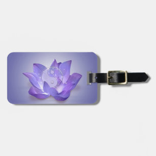 Étiquette À Bagage Très Peri Lotus et Yin Yang