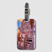 Étiquette À Bagage Trésor de Petra (Devant Vertical)