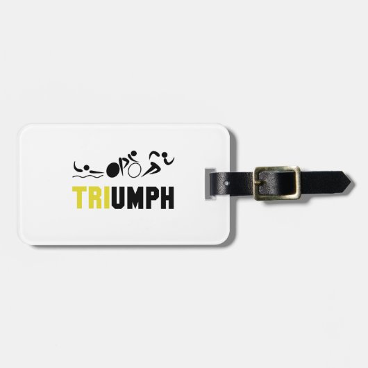 Étiquette À Bagage Tri Triumph (Devant horizontal)