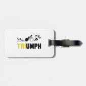 Étiquette À Bagage Tri Triumph (Dos horizontal)