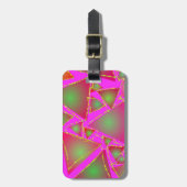 Étiquette À Bagage Triangles d'éblouissement (Devant Vertical)