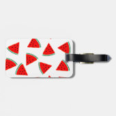 Étiquette À Bagage Triangles Motifs de pastèque (Dos horizontal)