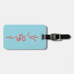 Étiquette À Bagage Triathlon cool et design unique