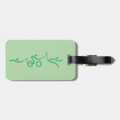 Étiquette À Bagage Triathlon cool et design unique (Dos horizontal)