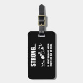 Étiquette À Bagage Triathlon fort (Devant Vertical)