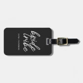 Étiquette À Bagage Tribe de mariée | Destination Mariage Flower Girl (Devant horizontal)