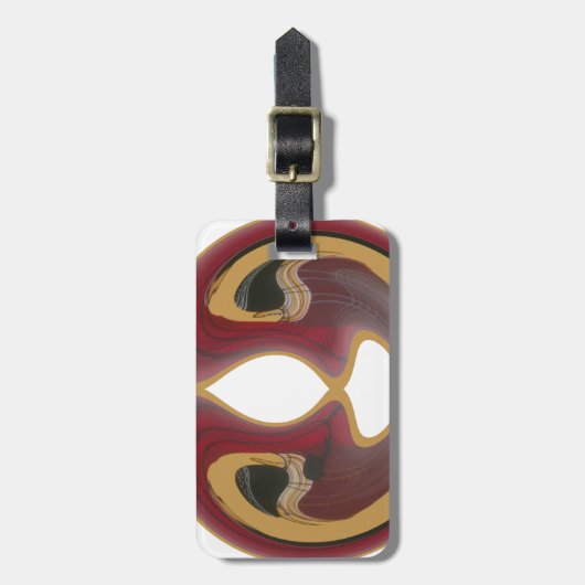 Étiquette À Bagage Tribu Image.png de Tratidional d'Africain de Hakun (Devant Vertical)