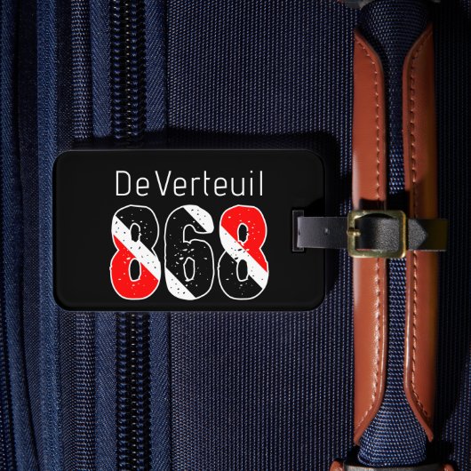 ÉTIQUETTE À BAGAGE TRINI 868 NOIR (Insitu Rectoal 4)