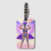 Étiquette À Bagage Trinité Carnival Queen - Affiche tropicale (Devant Vertical)