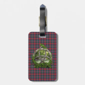Étiquette À Bagage Trinité de Celtic de tartan de Ritchie de clan (Dos Vertical)