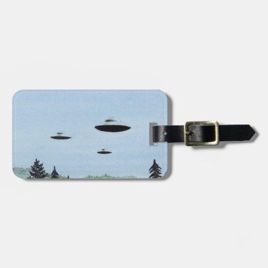 Étiquette À Bagage Trio UFO (Devant horizontal)