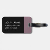 Étiquette À Bagage Triptyque de turban (Dos horizontal)