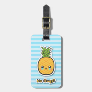 Étiquette À Bagage Triste Ananas qui ne reçoit aucune étreinte
