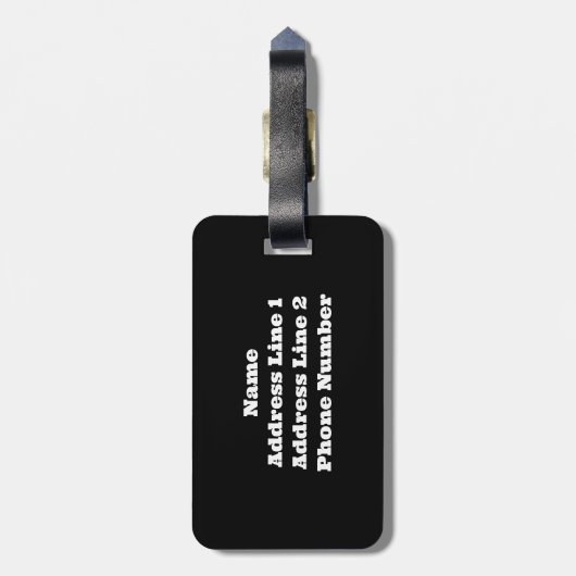 Étiquette À Bagage Trois chiens Rottweiler - Pack de Rotties (Dos Vertical)