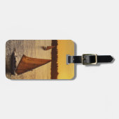 Étiquette À Bagage Trois falukas avec vues sur le Nil à (Devant horizontal)