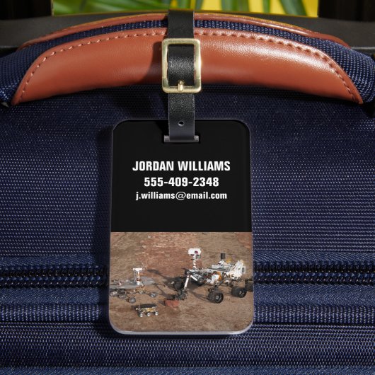 Étiquette À Bagage Trois Générations De Rovers Mars. (Insitu Rectoal 2)