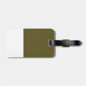 Étiquette À Bagage Trois oiseaux de Schach de Lanius de bébé (Dos horizontal)