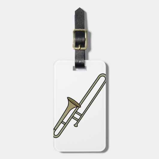 Étiquette À Bagage Trombone (Devant Vertical)