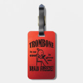 Étiquette À Bagage Trombone, gel du cerveau (Dos Vertical)