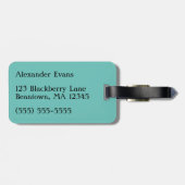 Étiquette À Bagage Tromboner (Dos horizontal)