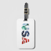 Étiquette À Bagage Tropic usa Like It's Hot Portable (Devant Vertical)