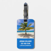 Étiquette À Bagage Tropical Beaches | Bora Bora, French Polynesia (Dos Vertical)