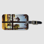 Étiquette À Bagage Tropical Fiji Beach Scene bc ltcna (Devant Horizontal)