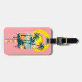 Étiquette À Bagage Tropical Summer Sunset Sweets Paradise (Devant horizontal)