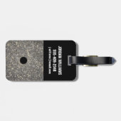 Étiquette À Bagage Trou Noir Supermassif Au Milieu D'Une Galaxie. (Dos horizontal)