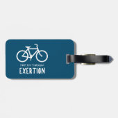 Étiquette À Bagage Trouvez de la joie à travers le vélo d'aventure (Dos horizontal)