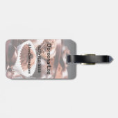 Étiquette À Bagage Truffes de chocolat (Dos horizontal)