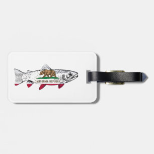 Étiquette À Bagage Truite de Californie