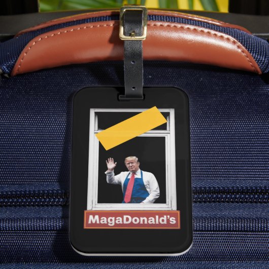 Étiquette À Bagage Trump 2024 de MAGADonald (Insitu Rectoal 2)