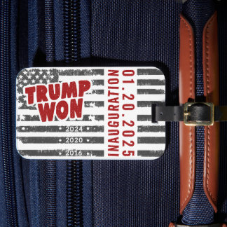 Étiquette À Bagage Trump a gagné 2024