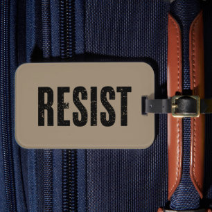 Étiquette À Bagage Trump Résister Trump Protestation Anti Politique P