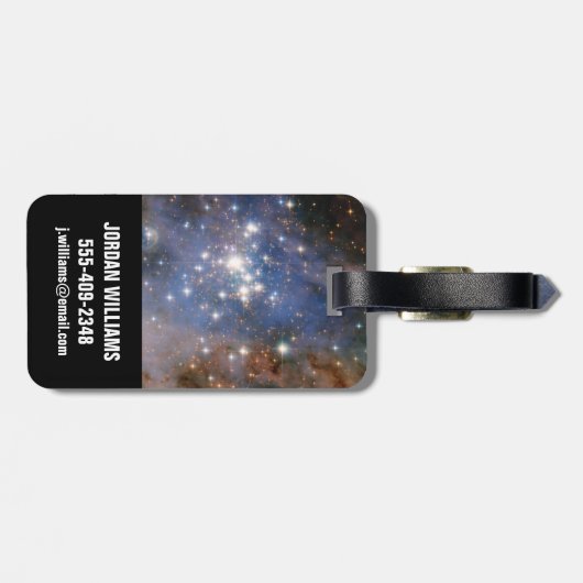 Étiquette À Bagage Trumpler Star Cluster 14. (Dos horizontal)