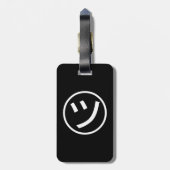 Étiquette À Bagage ㋡ Tsu Kana Katakana Smiling Emoji / Emoticon (Dos Vertical)