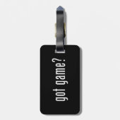 Étiquette À Bagage tu as du jeu ? (Dos Vertical)