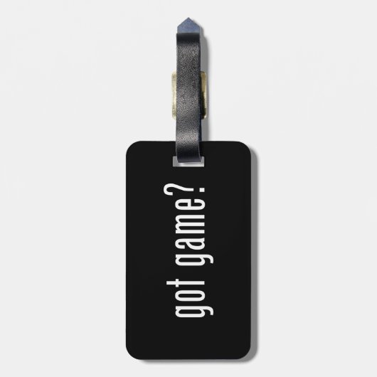 Étiquette À Bagage tu as du jeu ? (Dos Vertical)