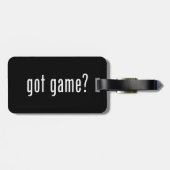 Étiquette À Bagage tu as du jeu ? (Dos horizontal)
