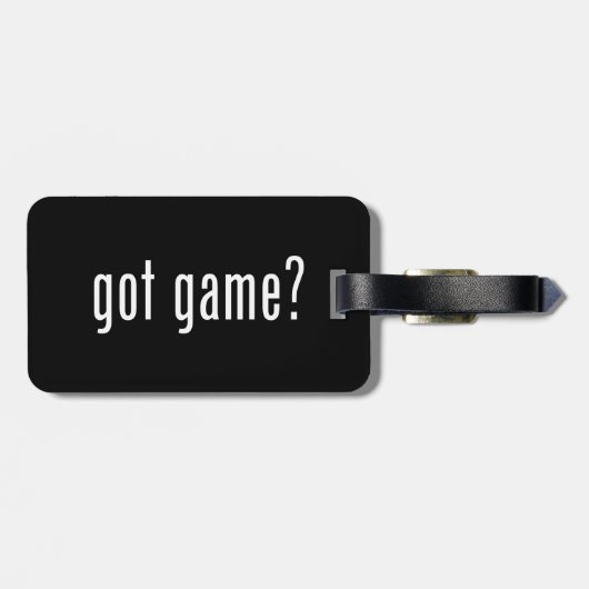 Étiquette À Bagage tu as du jeu ? (Dos horizontal)