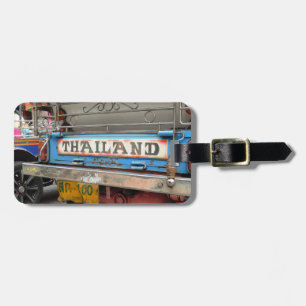 Étiquette À Bagage Tuk-tuk taxi Bangkok Thaïlande