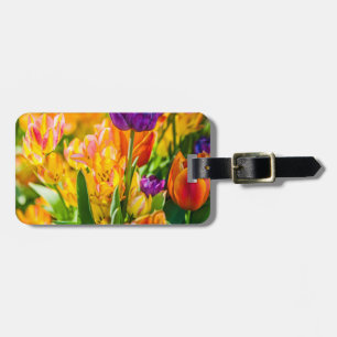 Étiquette À Bagage Tulipes Envoûtantes 01