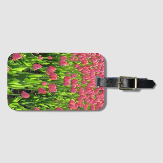 Étiquette À Bagage Tulips (Devant Horizontal)