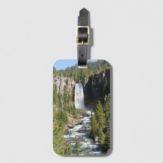 Étiquette À Bagage Tumalo Falls (Devant Vertical)