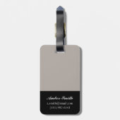 Étiquette À Bagage Turban rouge 2012 (Dos Vertical)